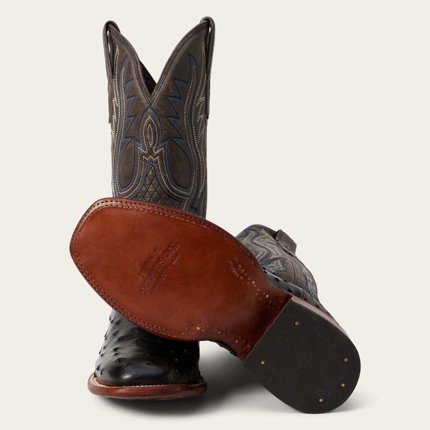 Stetson Ozzy Ostrich Boot - Stetson - Flyclothing LLC