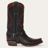 Stetson Biker Outlaw Oiled Leather Cowboy Boot - Stetson