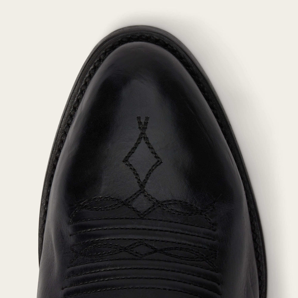 Stetson Ames Corded & Burnished Leather Boot - Stetson - Flyclothing LLC