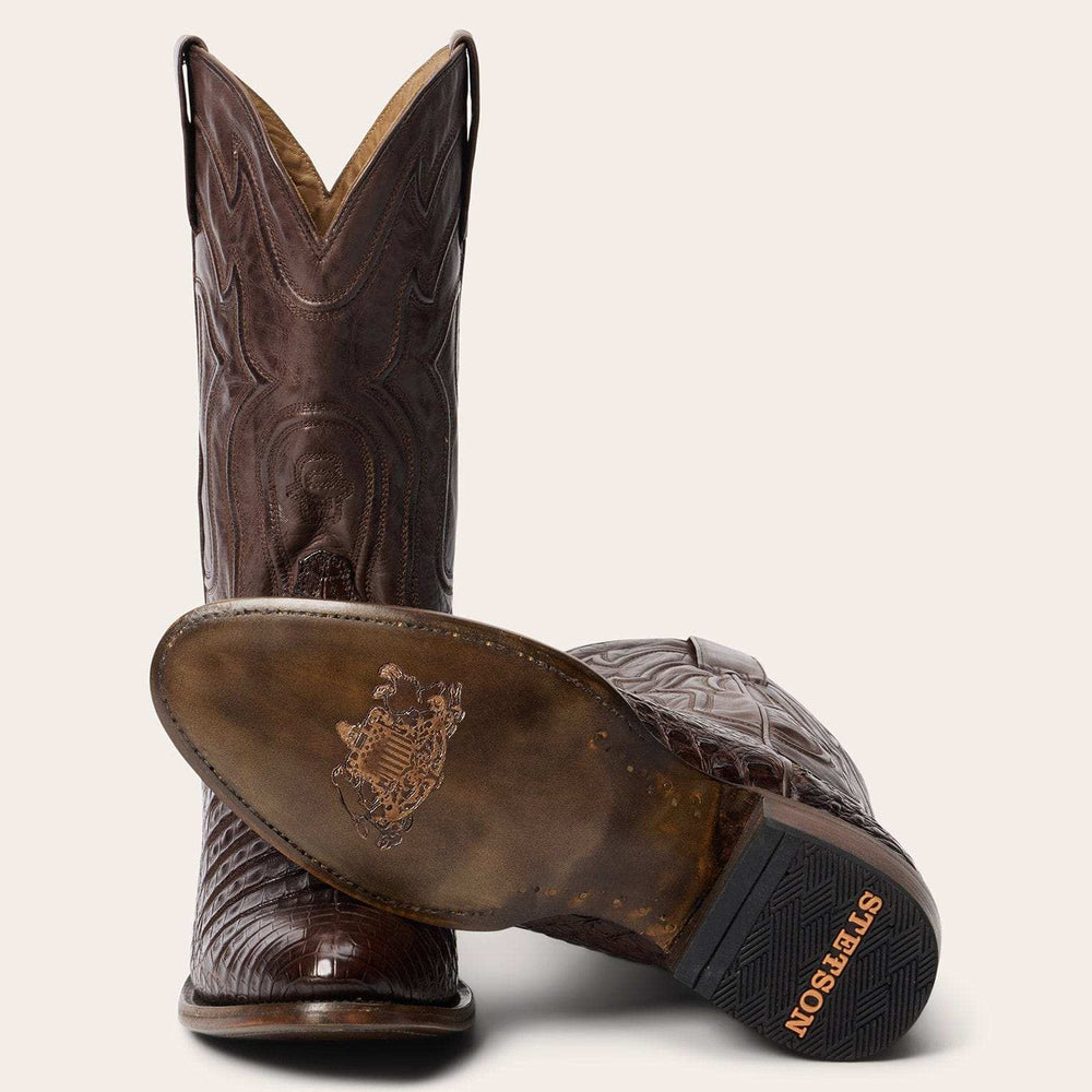 Stetson Holliday Caiman Boots - Stetson - Flyclothing LLC