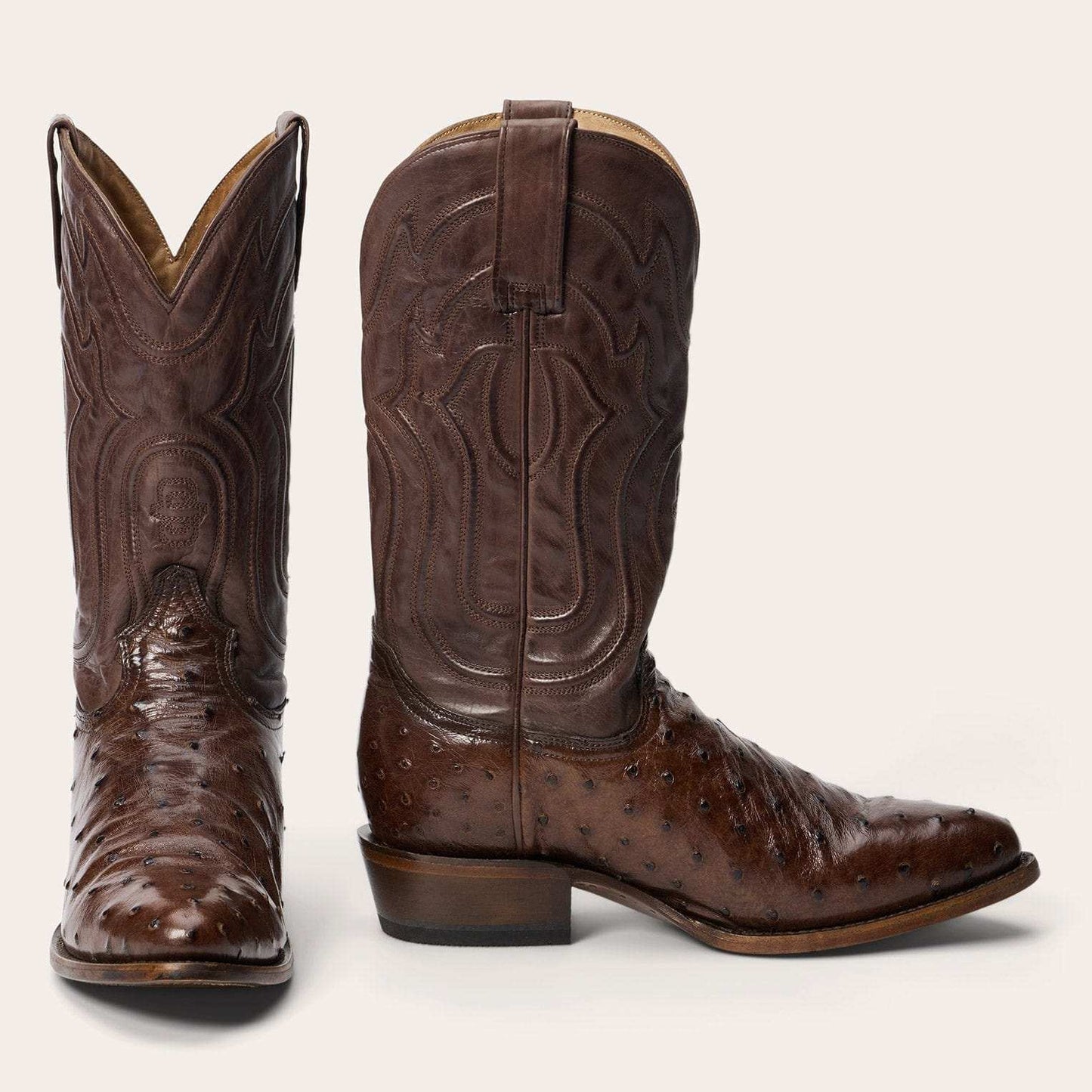 Stetson Chisholm Ostrich Boots - Stetson - Flyclothing LLC