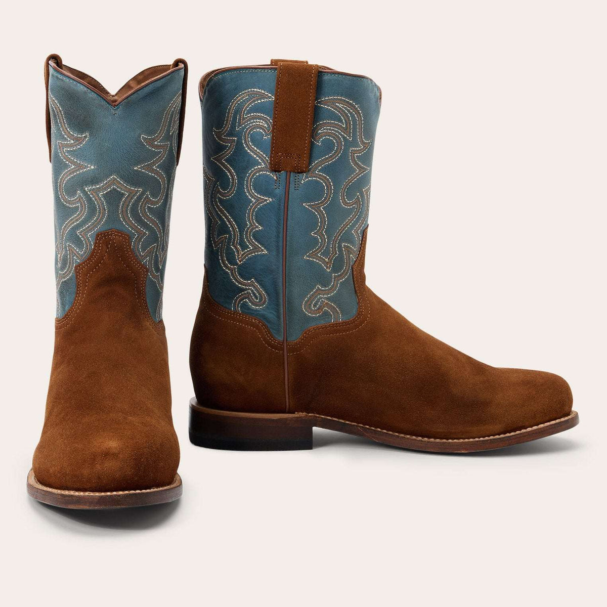 Stetson Weston Roper Boots - Brown