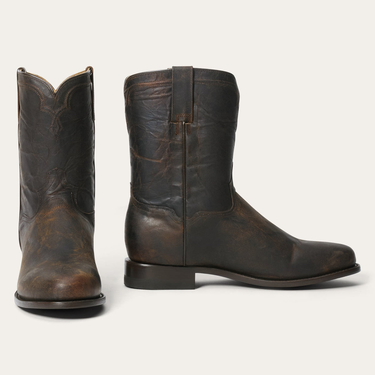 Stetson Puncher Boots Dark Brown - Stetson - Flyclothing LLC