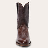 Stetson Clay Smooth Ostrich Roper Boots Tobacco - Tobacco