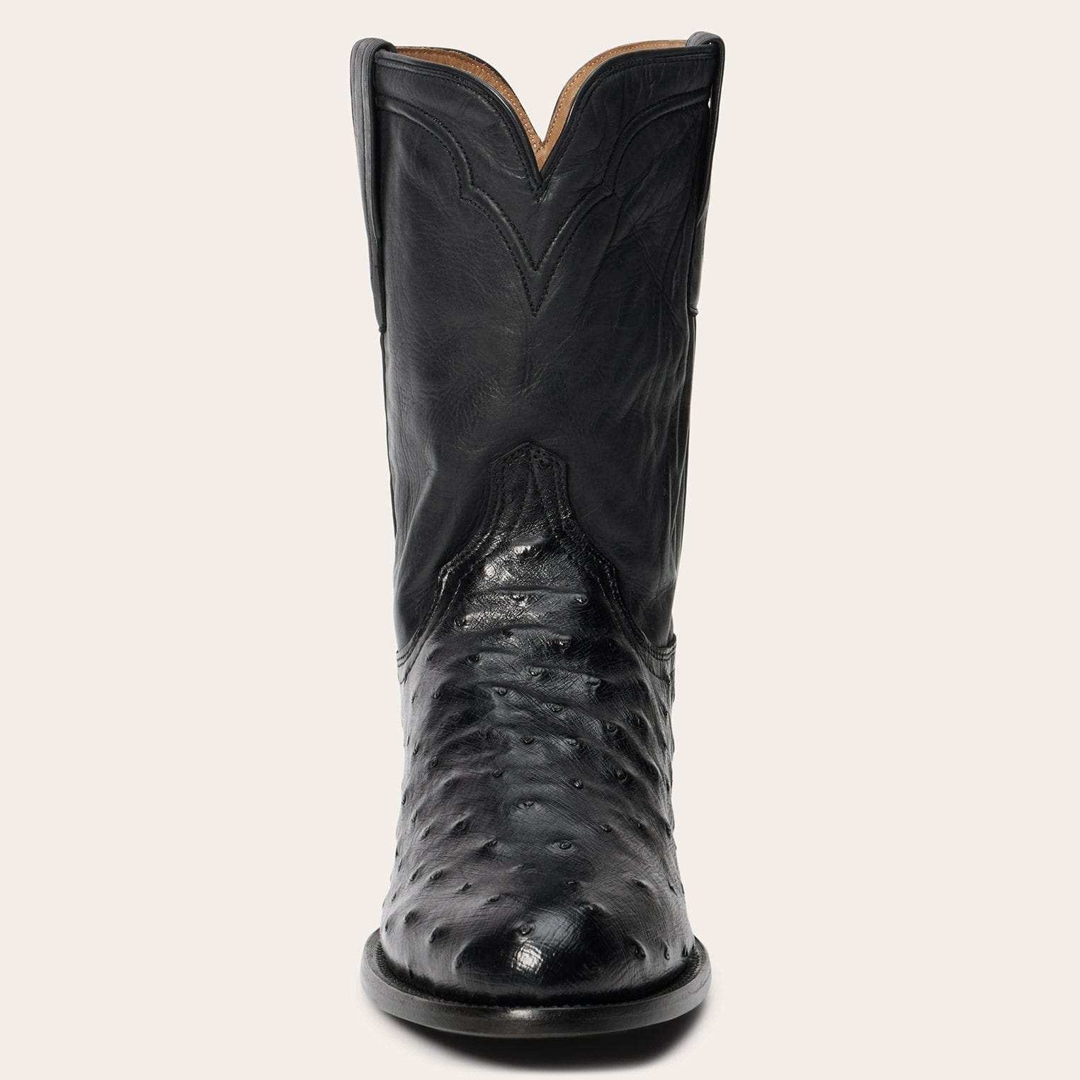Stetson Austin Ostrich Roper Boots - Stetson - Flyclothing LLC