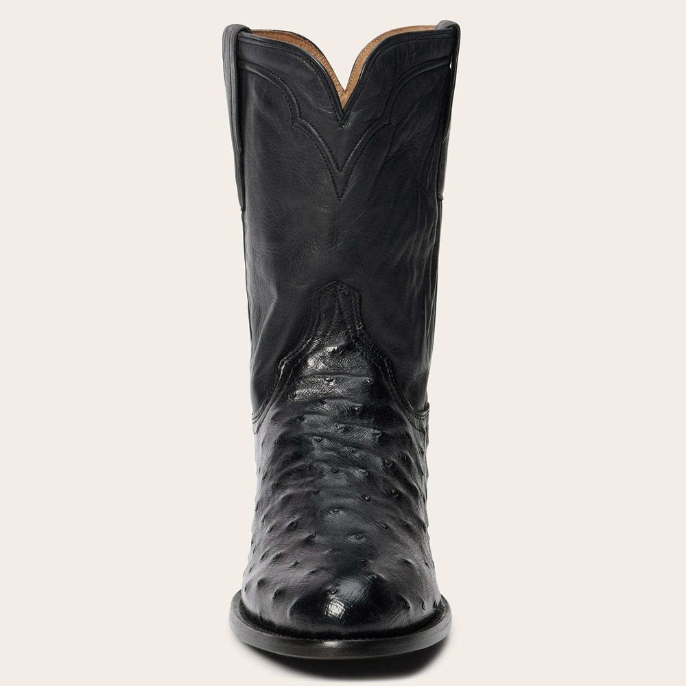 Stetson Austin Ostrich Roper Boots - Stetson - Flyclothing LLC