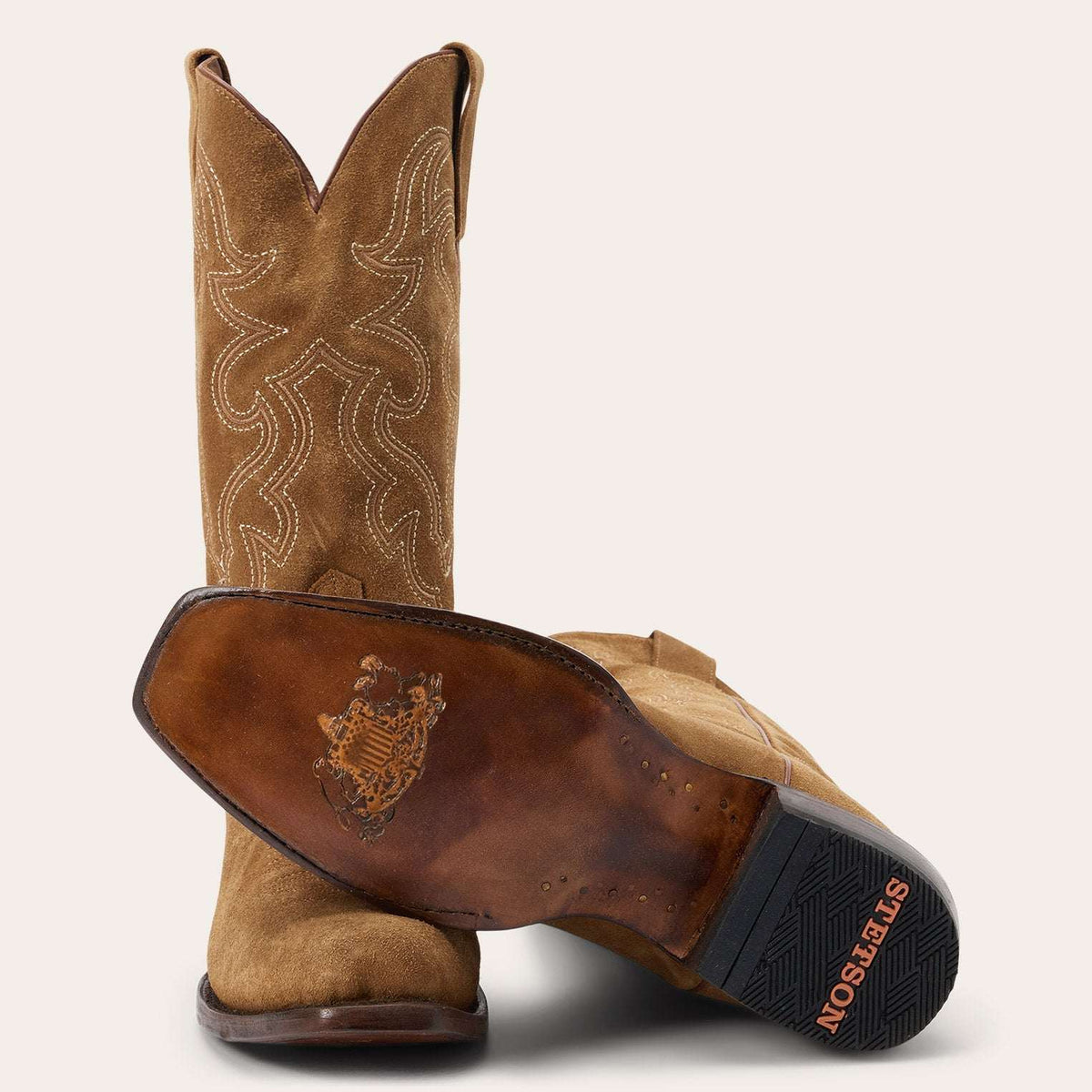 Stetson Bronco Boots Tan - Tan