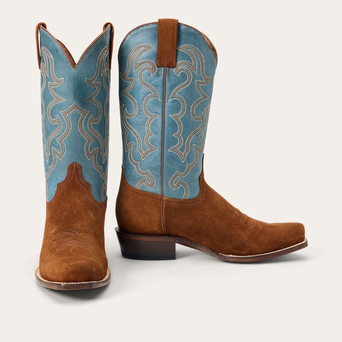 Stetson Bronco Boots Blue - Blue