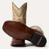 Stetson Cole Bison Boots White/Brown - Stetson - Flyclothing LLC