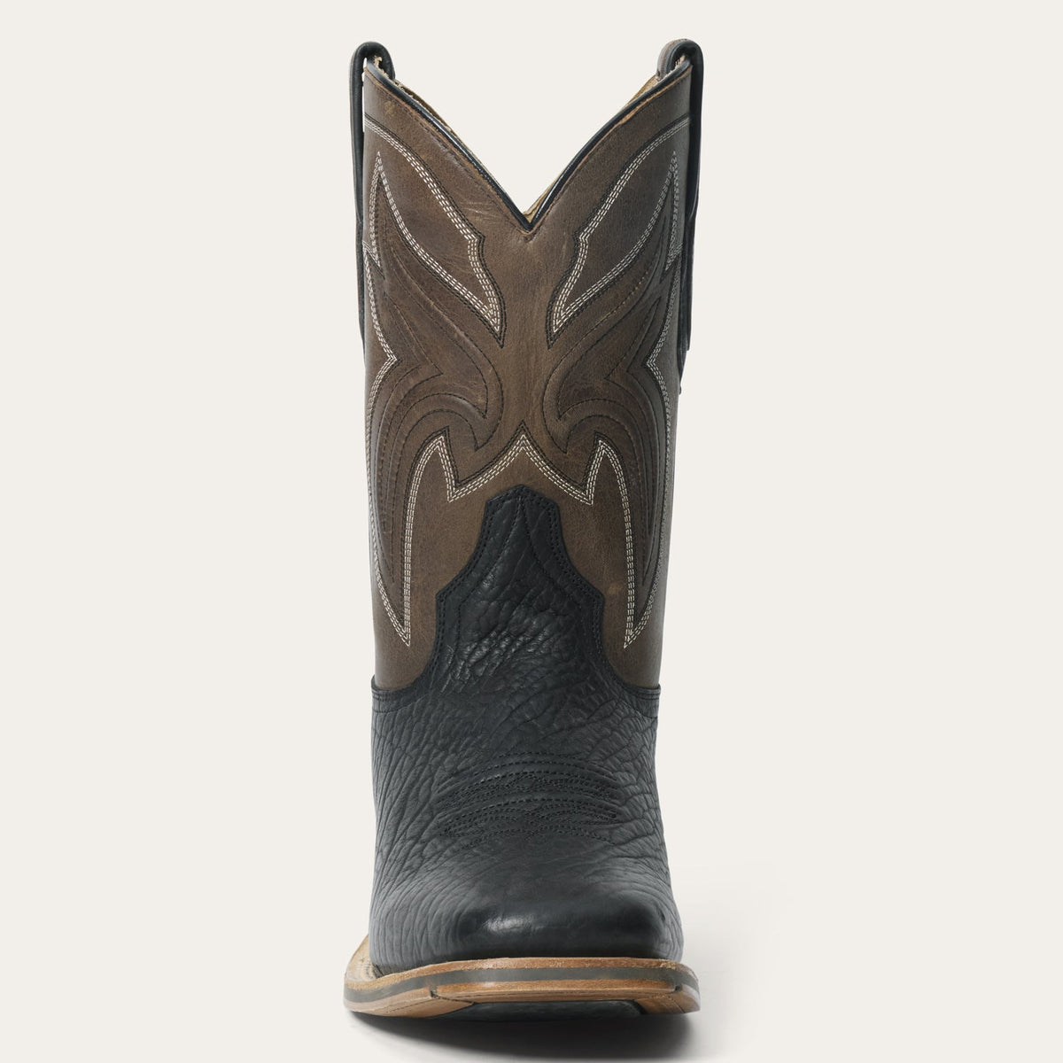 Stetson Nolan Bison Boots Black - Stetson - Flyclothing LLC