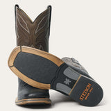 Stetson Nolan Bison Boots Black - Stetson - Flyclothing LLC