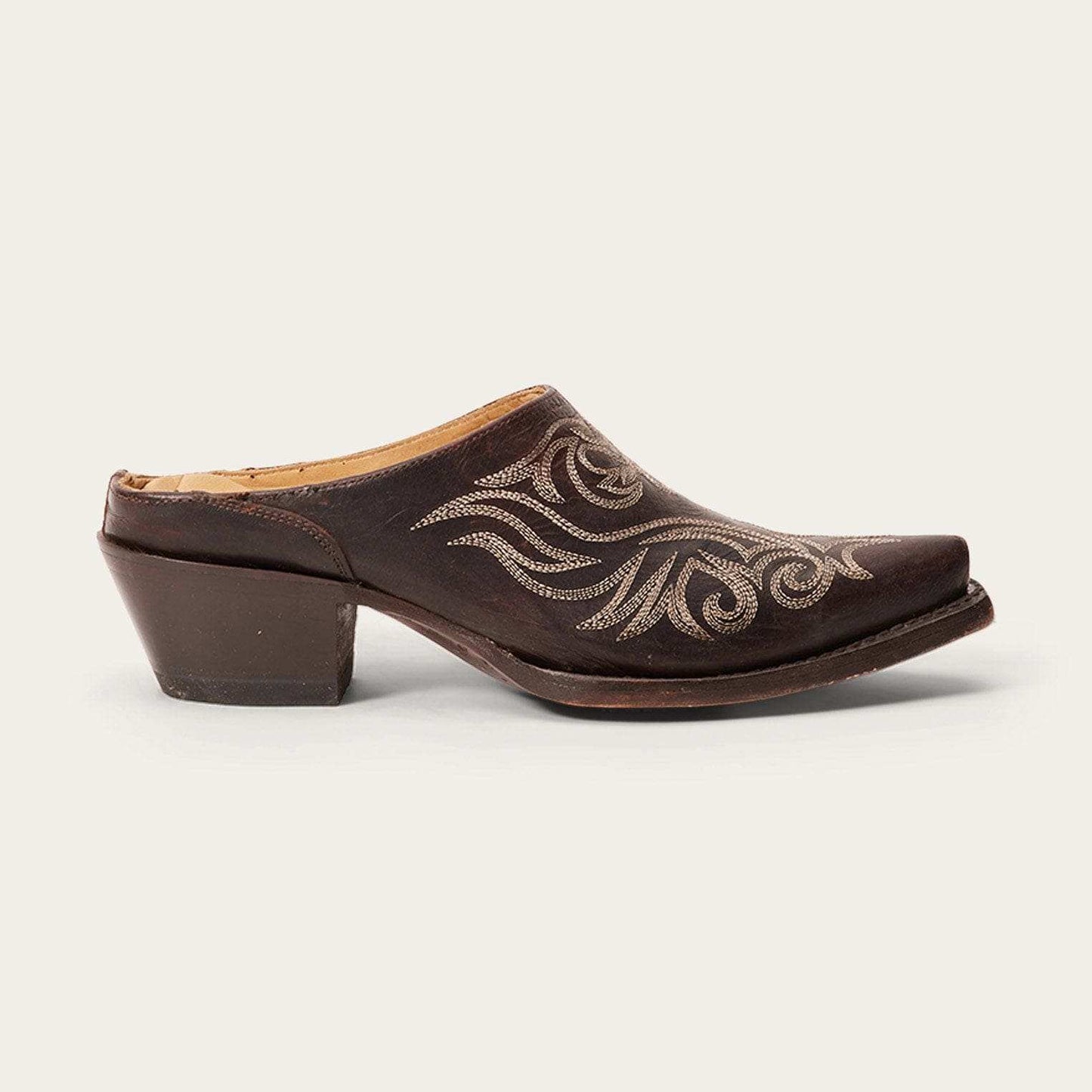 Stetson Adley Vintage Finished Leather Mules - Stetson - Flyclothing LLC