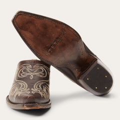 Stetson Adley Vintage Finished Leather Mules