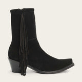 Stetson Halle Suede Fringe Side Zip Boot - Stetson - Flyclothing LLC