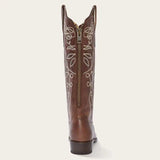 Stetson Adeline Burnished Brown Back Zip Cowboy Boot - Stetson - Flyclothing LLC