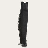 Stetson Glam Over-The-Knee Fringe Boot - Stetson