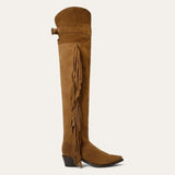 Stetson Glam Over-The-Knee Fringe Boot - Stetson
