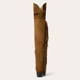 Stetson Glam Over-The-Knee Fringe Boot - Stetson