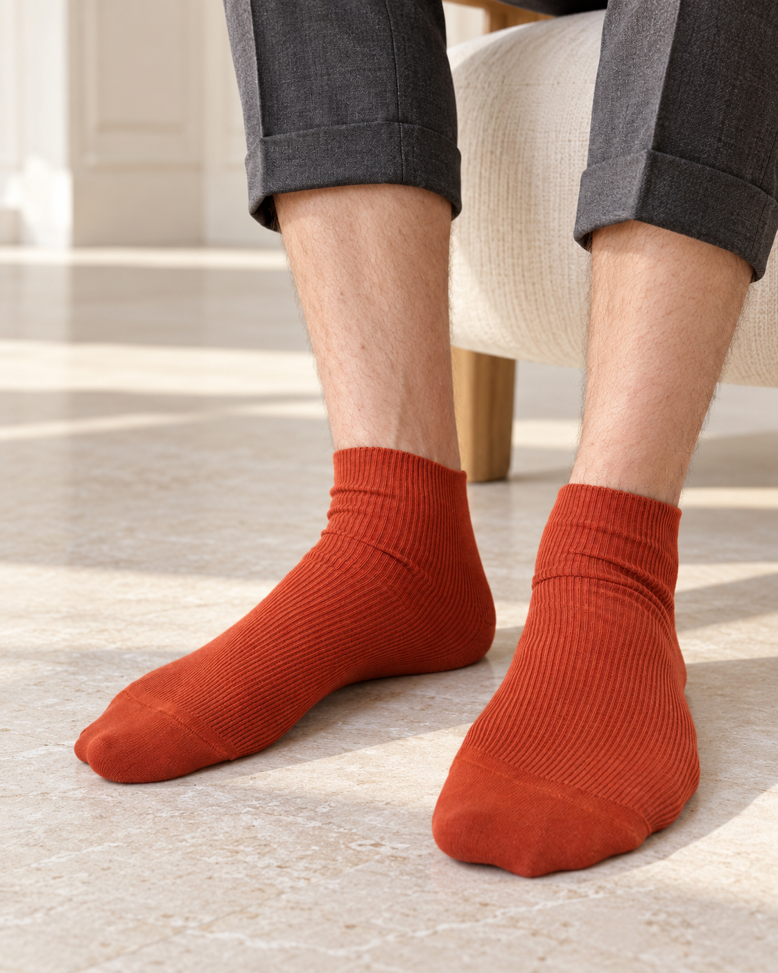 tittimitti® Men’s 100% Organic Combed Cotton Socks 3-Pack – Made in Italy - tittimitti - Flyclothing LLC