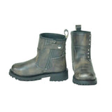Ironrose - Ladies Motorcycle Biker Leather Boots