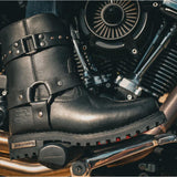 Ironlily - Ladies Motorcycle Biker Leather Boots