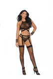Elegant Memories Black 3pc Mesh Set 12009