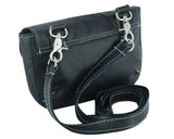 GO1202 Ladies Leather Purse with Belt Loop Clips - GoLeather