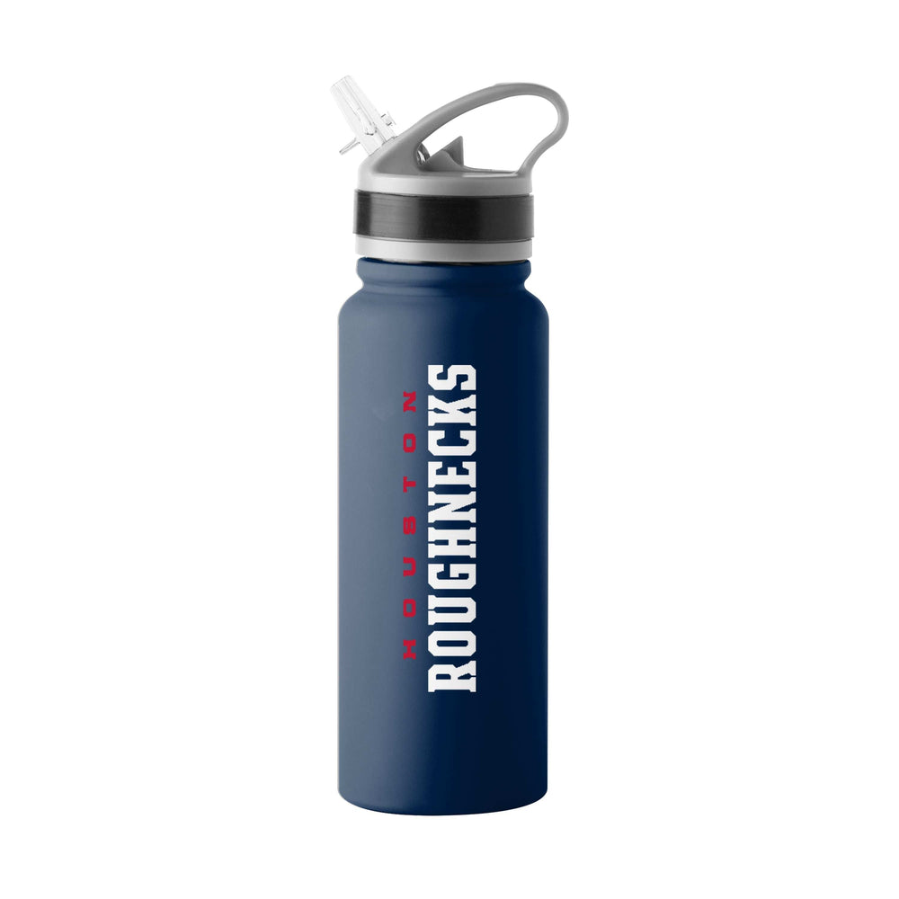 Houston Roughnecks 25oz Logo SingleWall FlipTop Bottle - Logo Brands - Flyclothing LLC