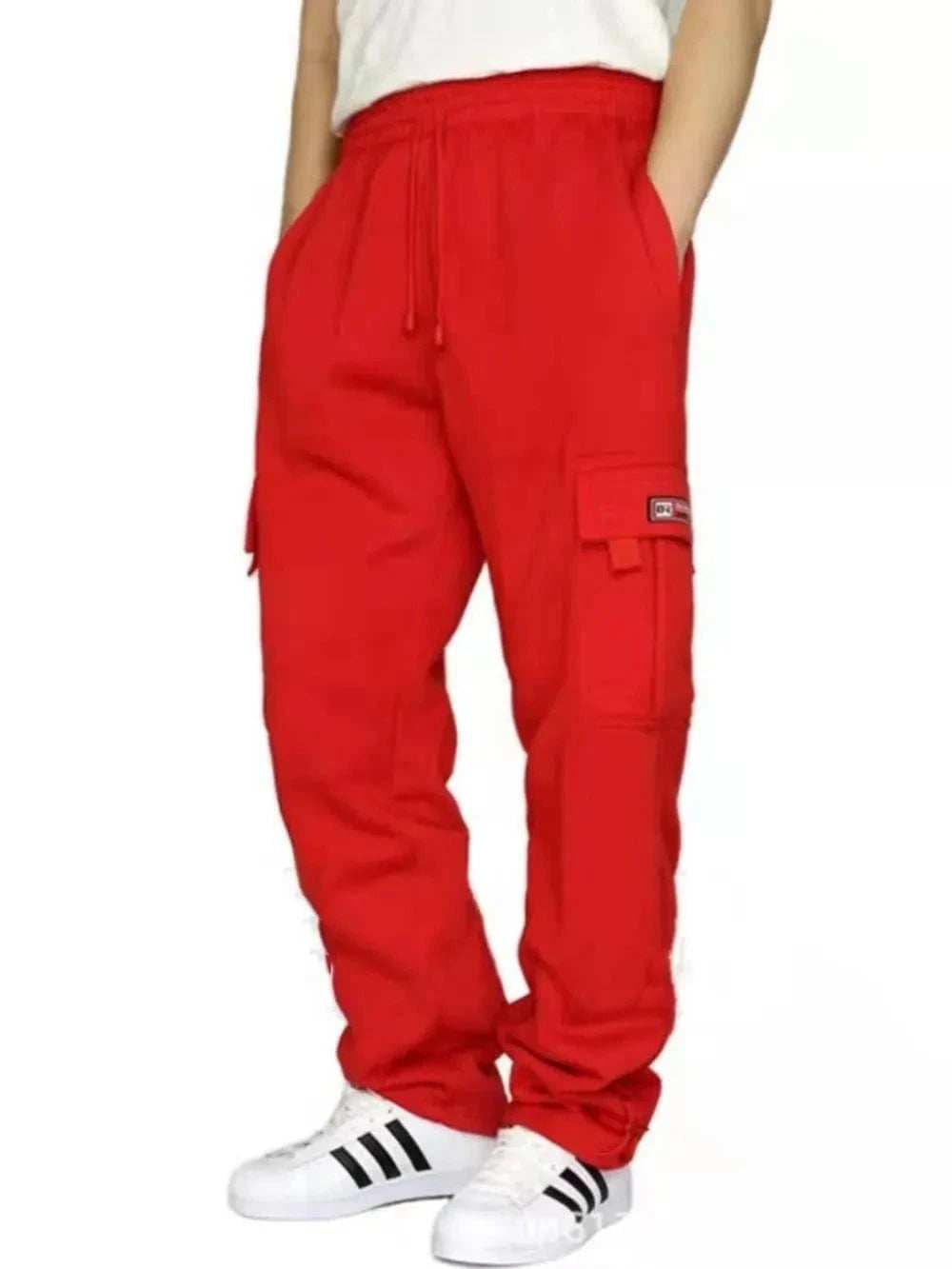 Men's Full Size Drawstring Pants Plus Size - Trendsi - Flyclothing LLC