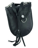 GO1204 Ladies Small Leather Belt Clip Purse - GoLeather