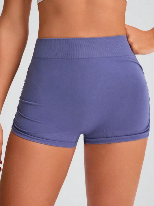 Elastic Waist Active Shorts - Trendsi
