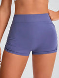 Elastic Waist Active Shorts - Trendsi