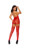 Elegant Memories Red Camisette & Stocking 12098
