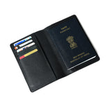 Adam Black Passport Holder - Classy Leather Bags - Flyclothing LLC
