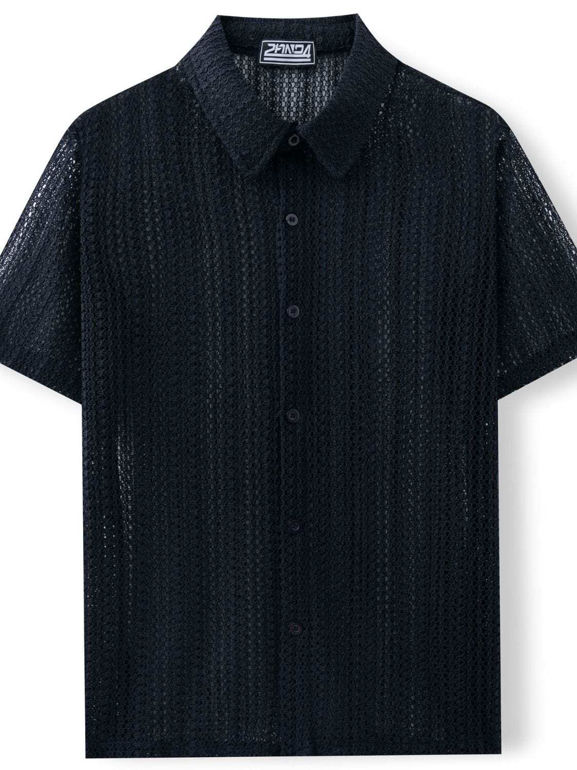 Men's Plus Size Button Down Short Sleeve Shirt - Trendsi - Flyclothing LLC