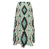 Baha Ranch San Angelo Aztec Tiered Prairie Maxi Skirt - Baha Ranch Western Wear - Flyclothing LLC