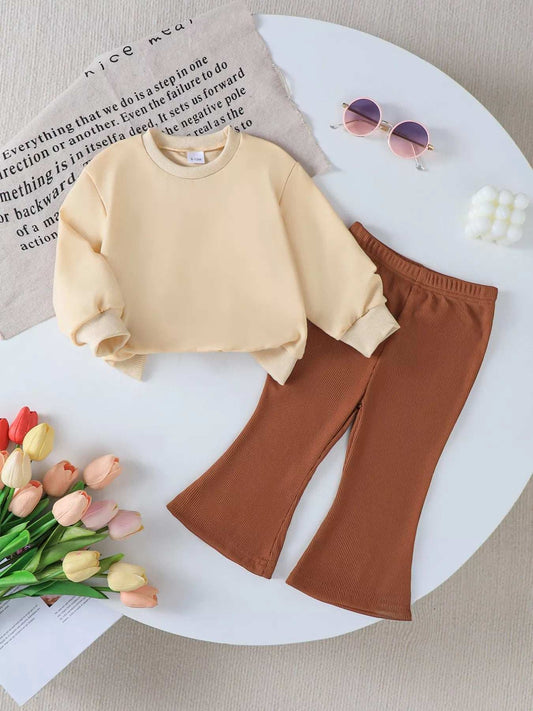 Children's Halloween Graphic Round Neck Top and Pants Set - Trendsi - Flyclothing LLC