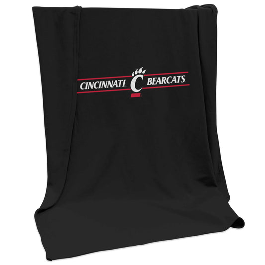 Cincinnati Campus Colors Sweatshirt Blanket (Screened) - Logo Brands - Flyclothing LLC