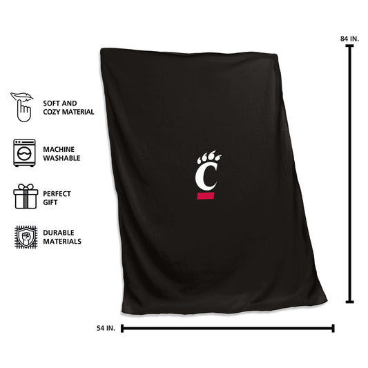 Cincinnati Sweatshirt Blanket - Logo Brands - Flyclothing LLC