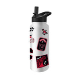 Cincinnati 34oz White Dreamweave Quencher Bottle - Logo Brands - Flyclothing LLC