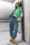 VERY J Washed Drawstring Jogger Cargo Jeans - Trendsi