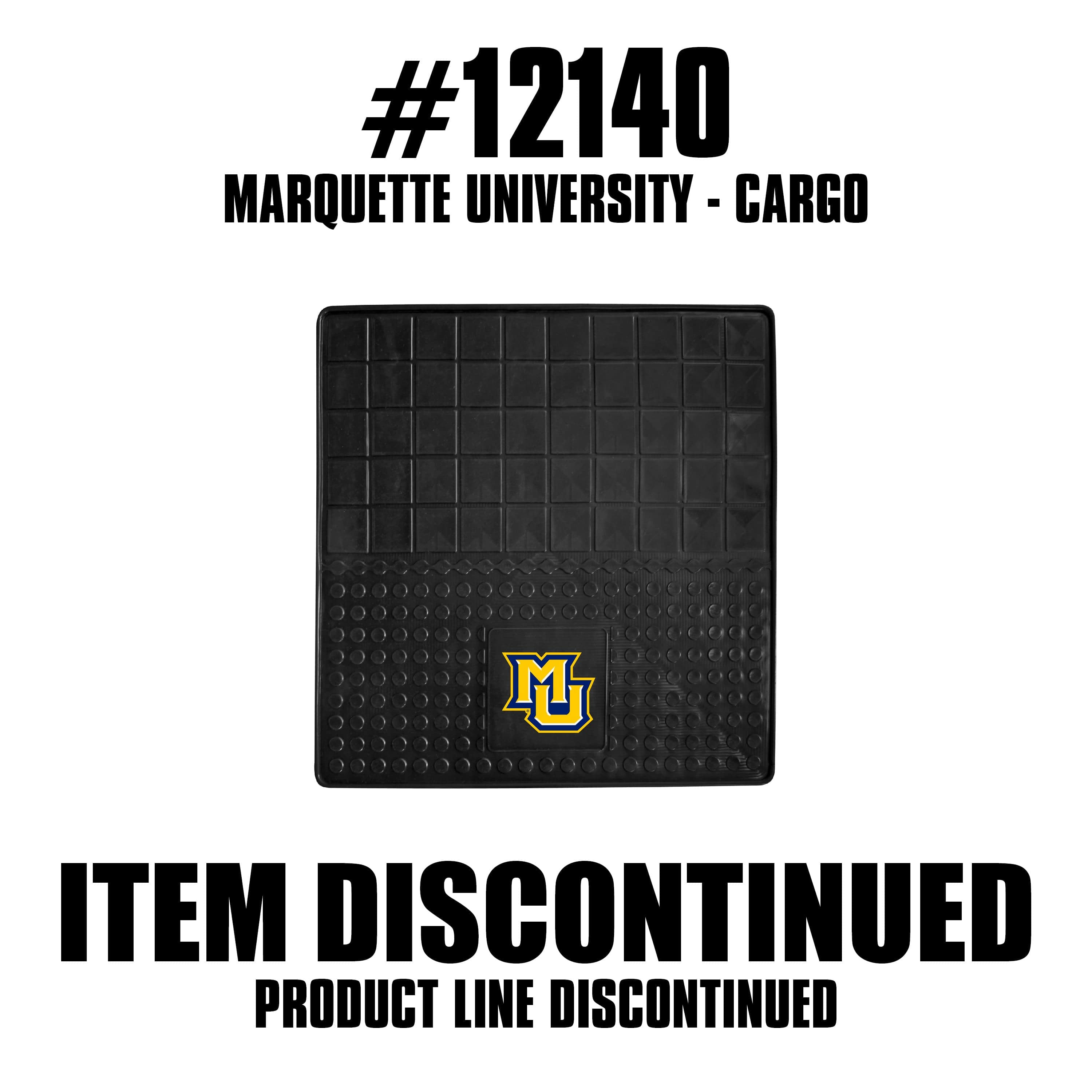 Marquette Golden Eagles Heavy Duty Cargo Mat 31"x31" - Marquette