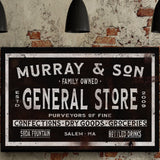 Dry Goods Sign | Personalized General Store Sign | Custom Rustic Farmhouse Sign - Off The Square Designs - Flyclothing LLC