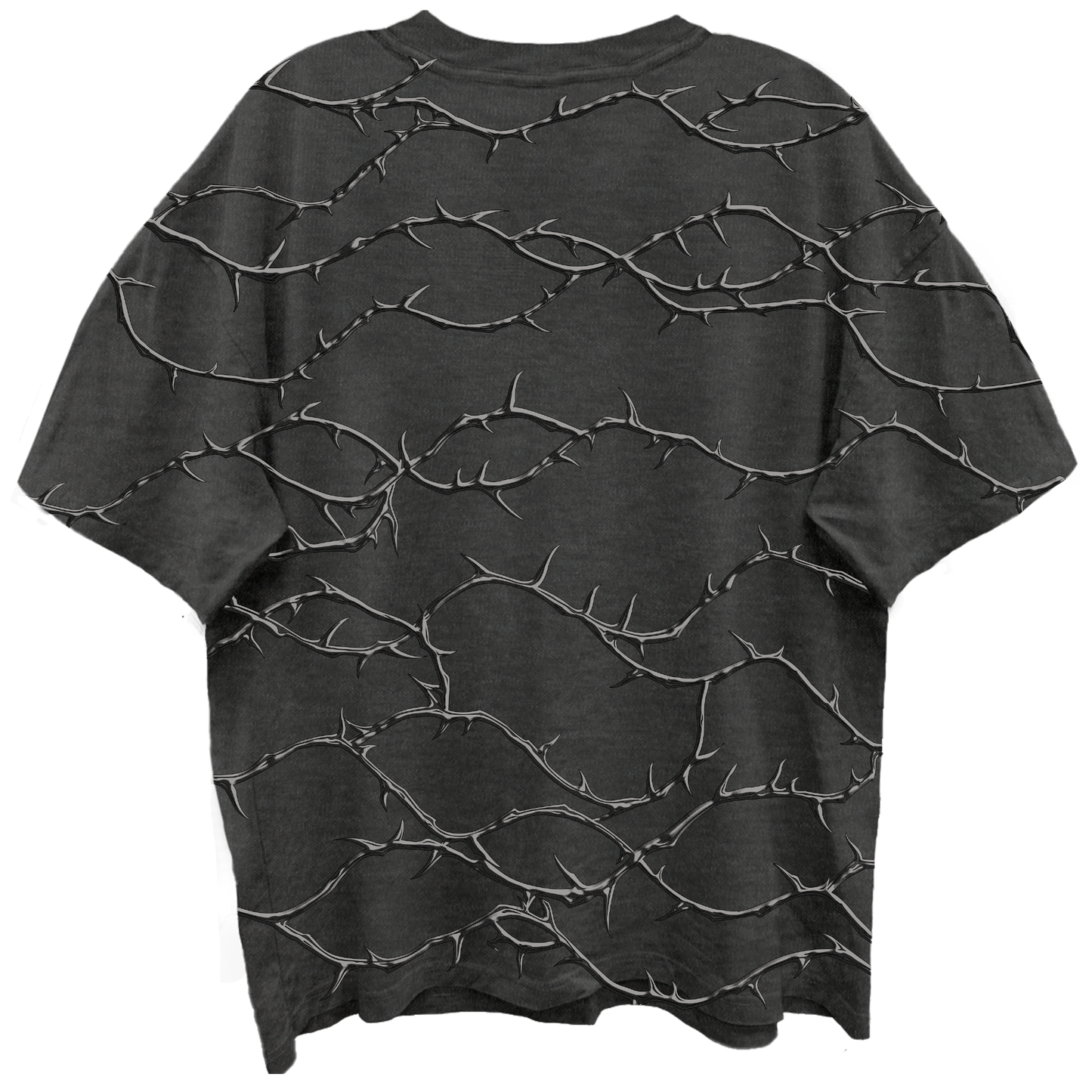 GUNS N ROSES SKULL ROSES FRONT/BCK VINTAGE BLACK ENZYME WASH T-SHIRT/GIANT VINTAGE
