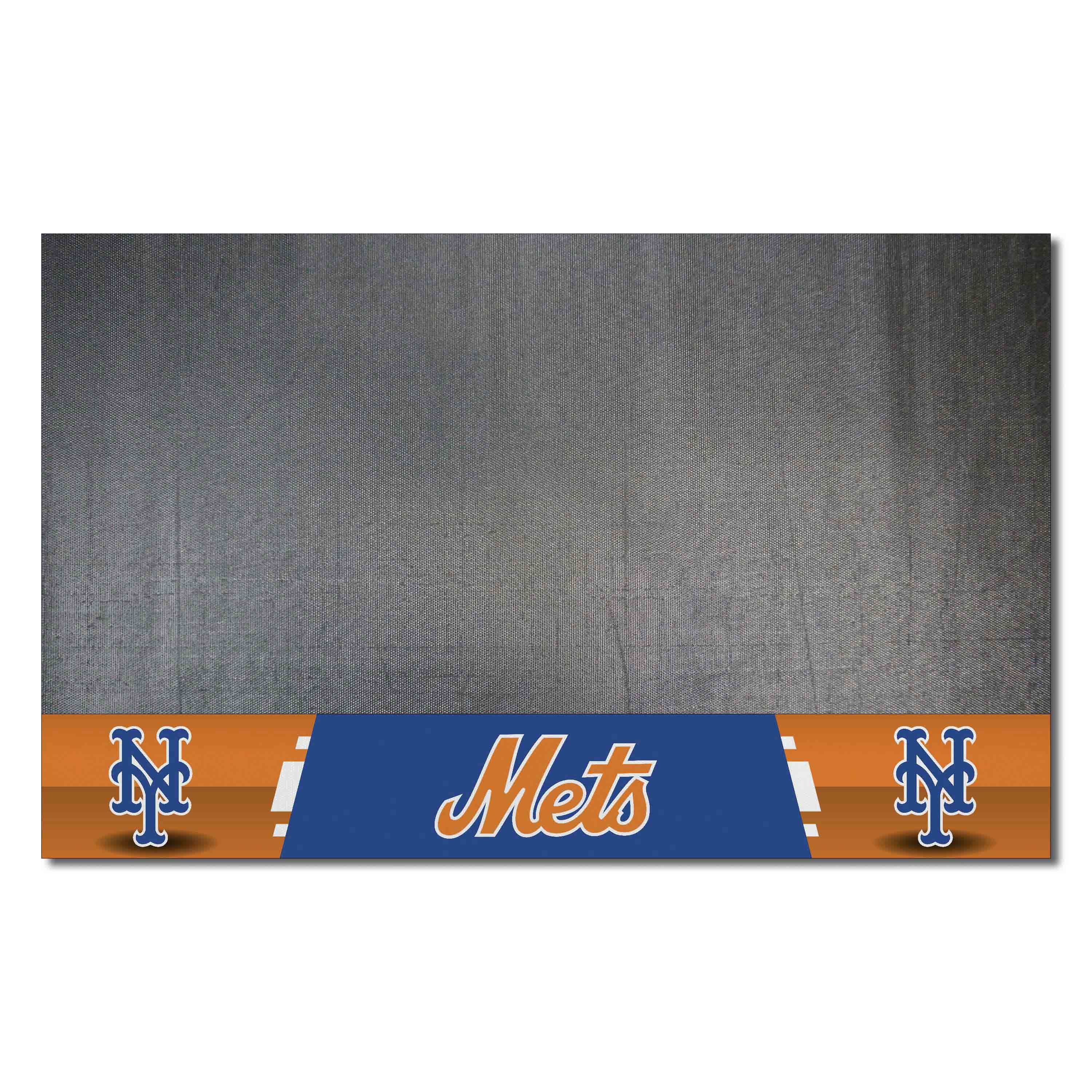 New York Mets Vinyl Grill Mat - 26in. x 42in. - New York Mets