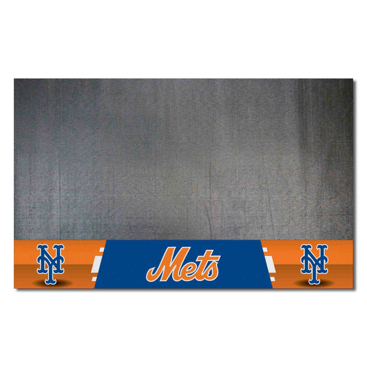 New York Mets Vinyl Grill Mat - 26in. x 42in. - New York Mets