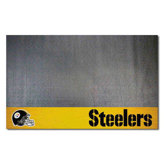 Pittsburgh Steelers Vinyl Grill Mat - 26in. x 42in. - Pittsburgh Steelers