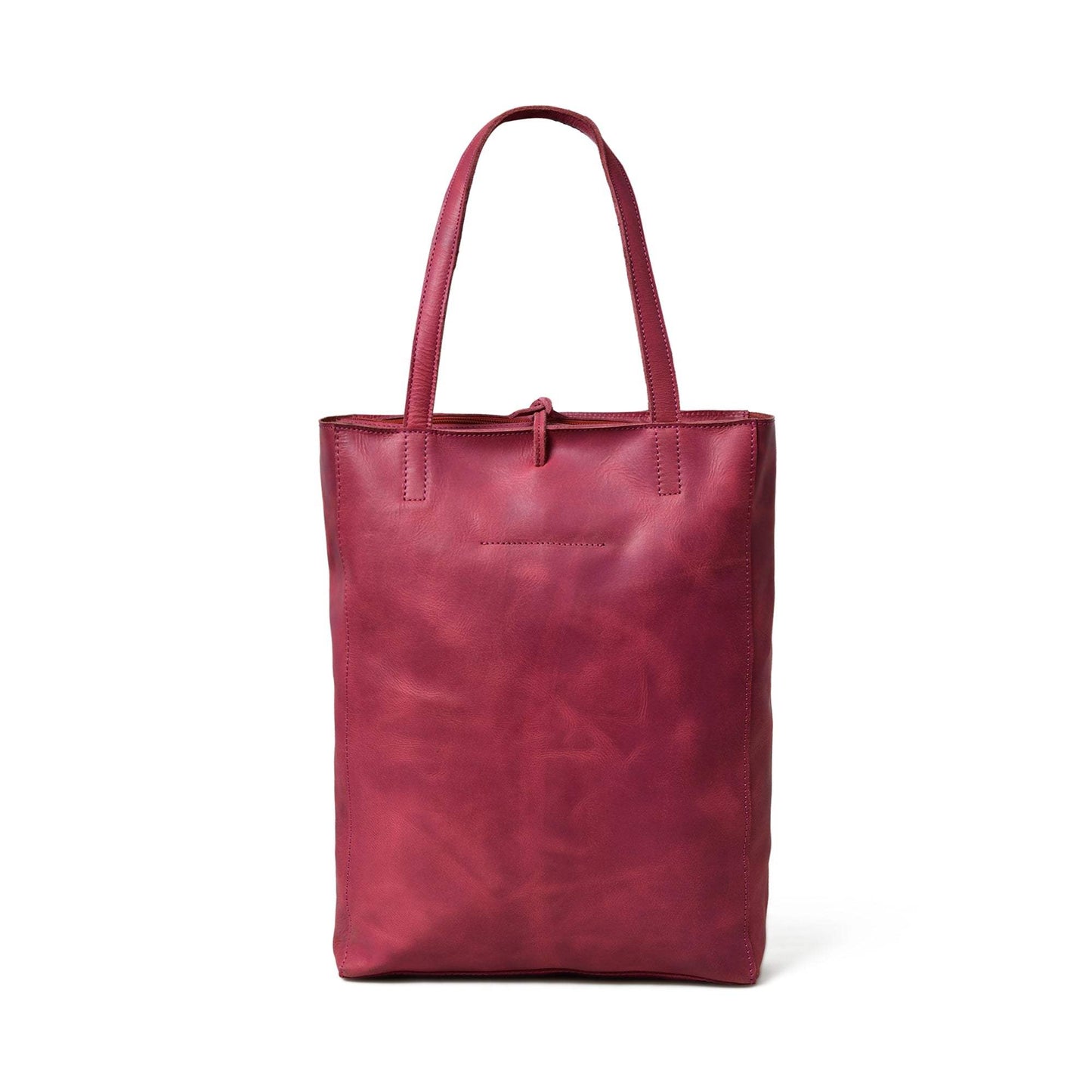 Maroon Leather Tote Bag - Classy Leather Bags - Flyclothing LLC