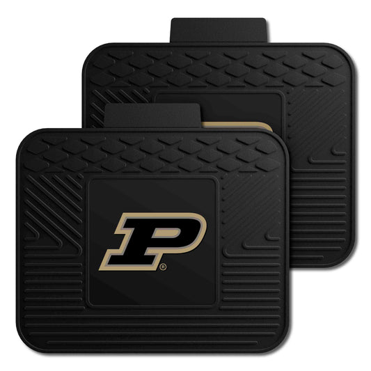 Purdue Boilermakers Back Seat Car Utility Mats - 2 Piece Set - Purdue