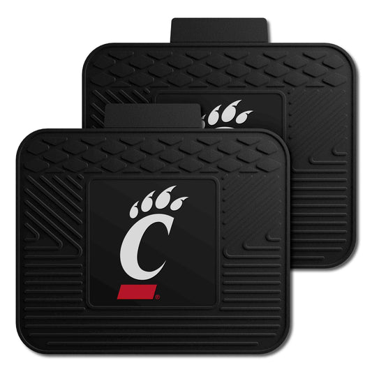 Cincinnati Bearcats Back Seat Car Utility Mats - 2 Piece Set - Cincinnati
